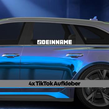 TikTok Aufkleber - 4er Set